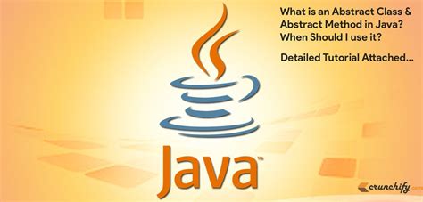 What Is An Abstract Class And Abstract Method In Java When Should I Use It Tutorial Attached