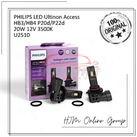 Jual Philips Ultinon Weather Vision Led Hb Hb K Bohlam Lampu