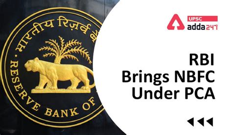 Prompt Corrective Action Rbi Brings Nbfc Under Pca