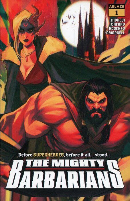 The Mighty Barbarians 1 Francesco Tomaselli Variant Ablaze Comics 2023