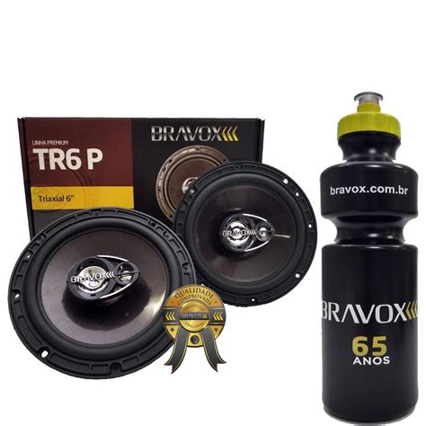 Par Alto Falante Triaxial Bravox Tr6p 140w Rms Submarino