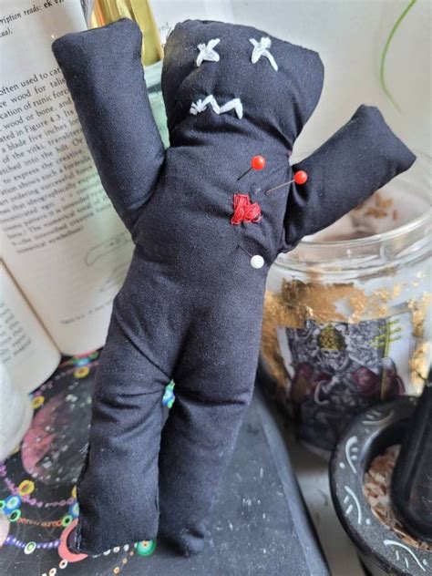 Poppet Voodoo Doll Handmade Fabric Doll Altar Tools Magic Etsy