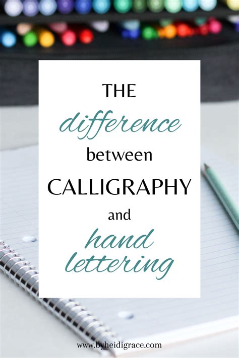 The Difference Between Calligraphy And Hand Lettering Artofit