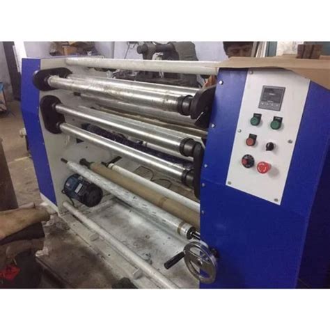 Mild Steel Bopp Tape Slitting Rewinder Machine Hp Production