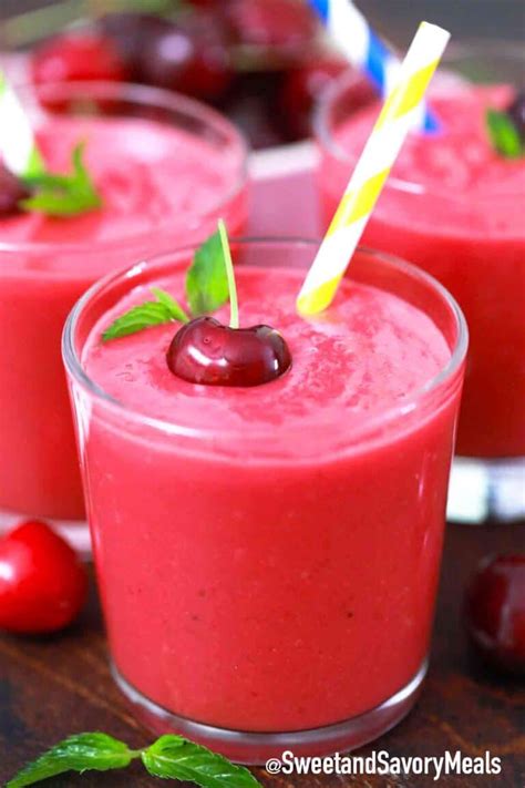 Cherry Smoothie Recipe Video Sandsm