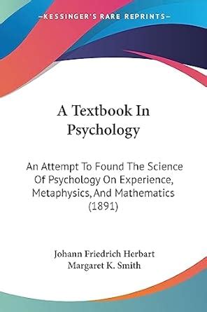 Amazon A Textbook In Psychology An Attempt To Found The Science