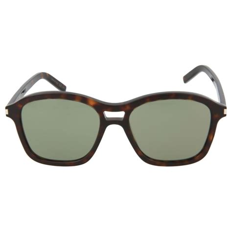 Saint Laurent Square Frame Acetate Sunglasses Brown Ref Joli