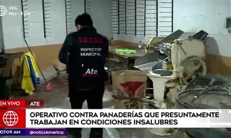 Ate Realizan operativo contra panaderías que funcionan en condiciones