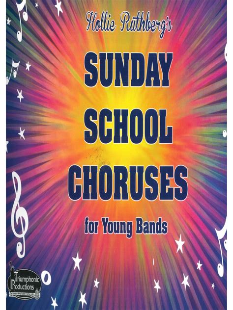 00 Sunday School Choruses Scores Pdf