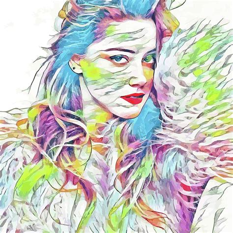 Amber Heard Digital Art By Prajesh Patel Fine Art America