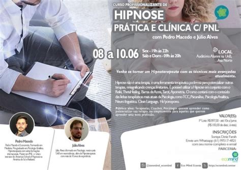 Curso Profissionalizante De Hipnose Prática E Clínica Com Pnl Em