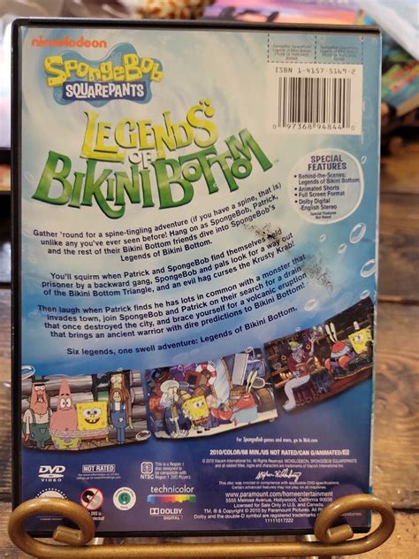 SpongeBob SquarePants Legends Of Bikini Bottom DVD 2010 97368948440