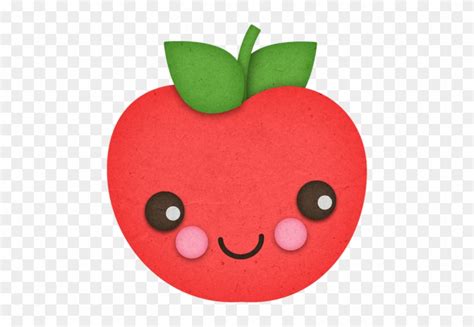 Apple Smiling - Cartoon - Free Transparent PNG Clipart Images Download