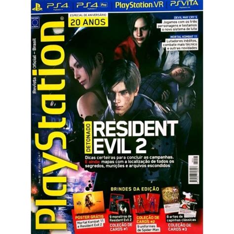 Revista Playstation Edi O De Anivers Rio Anos Detonado Resident