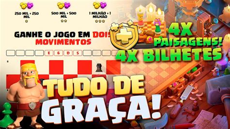 TUDO DE GRAÇA COMO GANHAR OURO ELIXIR 04 PAISAGENS 04 BILHETES