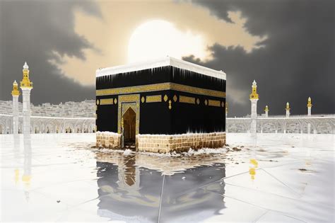 Premium Vector | Journey to Hajj in Mecca