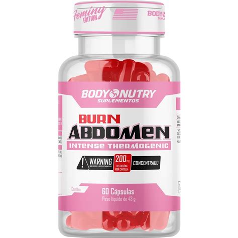 Burn Abdomen Feminy 60 Cápsulas Body Nutry OtimaNutri