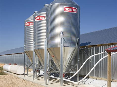 Fill Systems Feed Bins For Broilers Chore Time