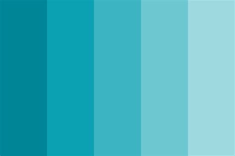 Dark And Light Turquoise Ak Color Palette