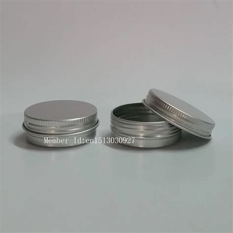 G Aluminium Cream Jars With Screw Lid Cosmetic Case Jar Ml Aluminum