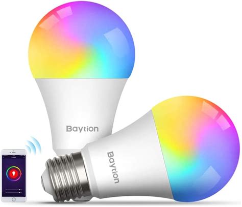 Smart Bulbs E Alexa Wifi Light Bulbs Baytion W Led Screw Bulb K