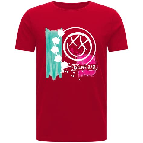 Blink 182 Album Cover Adults T Shirt Pop Music Band Event Smiley Graphic Top Ebay