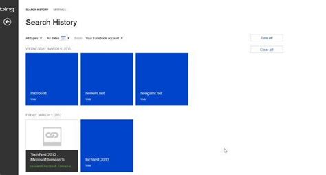 Bing Images Search History Bing Stores And Uses Your Search History