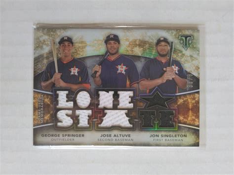 代購代標第一品牌樂淘letao2015 Topps Triple ThreadsGEORGE SPRINGER JON