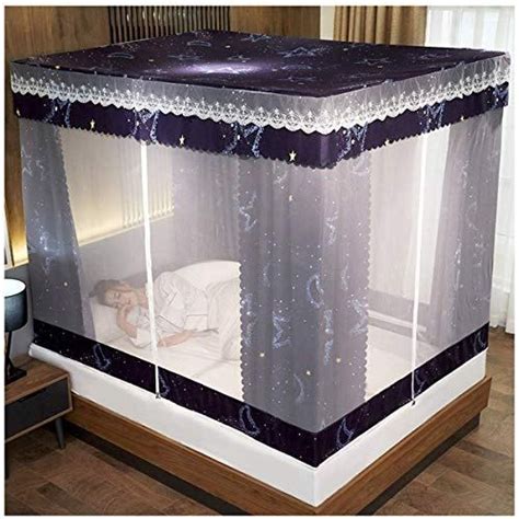 Iuyjvr Romantic Princess Lace Canopy Mosquito Net Bed Canopy Net