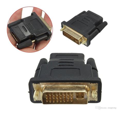 Conector Adaptador Dvi I Macho A Hdmi Hembra Fullhd Video Tv