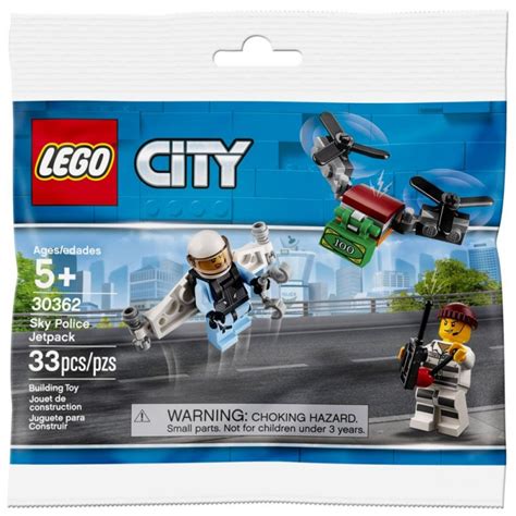 Sky Police Jetpack Polybag LEGO City 30362 Super Briques