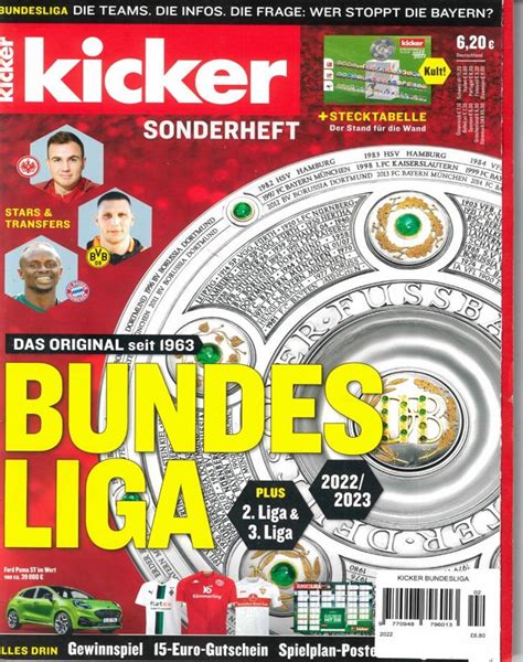 Kicker Bundesliga Magazine Subscription