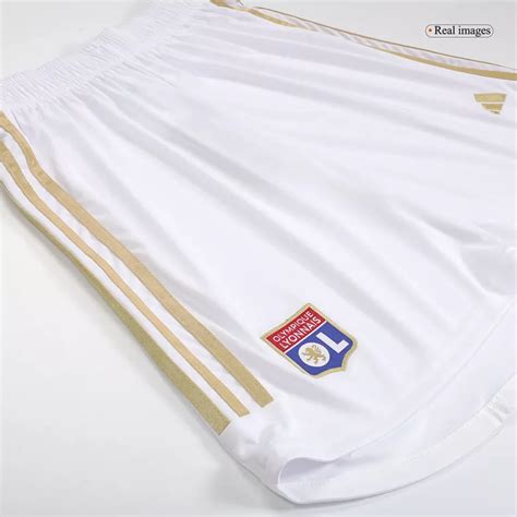 Olympique Lyonnais Home Soccer Shorts Gogoalshop