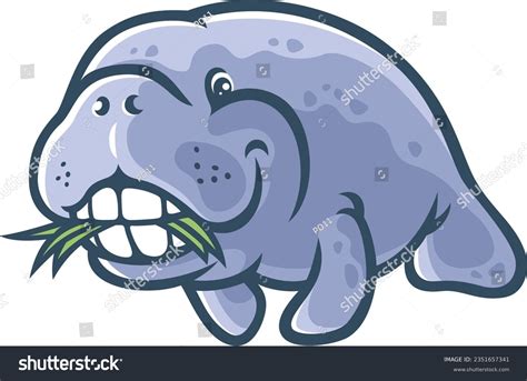 Manatee Eating: Over 16 Royalty-Free Licensable Stock Vectors & Vector ...