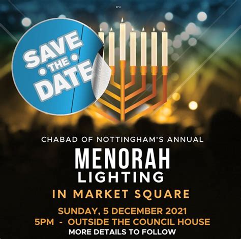 Chabad Menorah Lighting Nottingham Liberal Synagogue