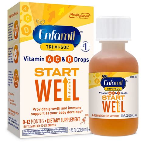 Enfamil Tri Vi Sol Multivitamin Supplement Drops Walgreens