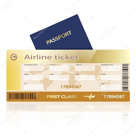 Air Ticket Passport Stock Vector Image By ©cherkas 53828663