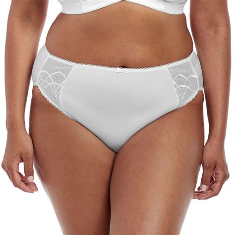 Culotte Classique Elomi Cate White En Nylon Elomi Cate Lemon Curve