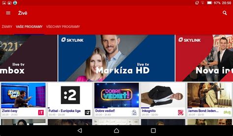 Internetová televízia Skylink Live TV po novom S rozšírenou ponukou