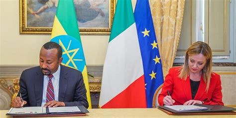 Italy Signs Grants And Soft Loans Totalling 180 To Ethiopia