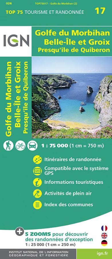 Carte IGN Golfe Du Morbihan