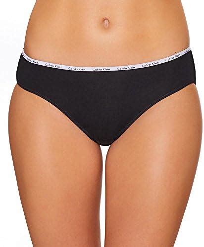 Calvin Klein Women S Cotton Stretch Logo Multipack Bikini Panty Black