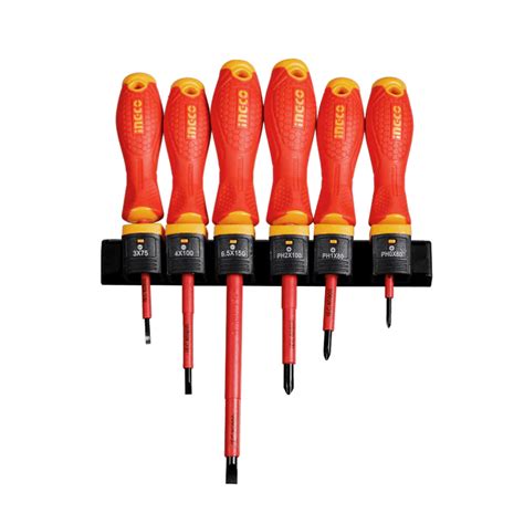 Ingco 6 PCS Insulated Screwdriver Set HKISD0608 Farmline