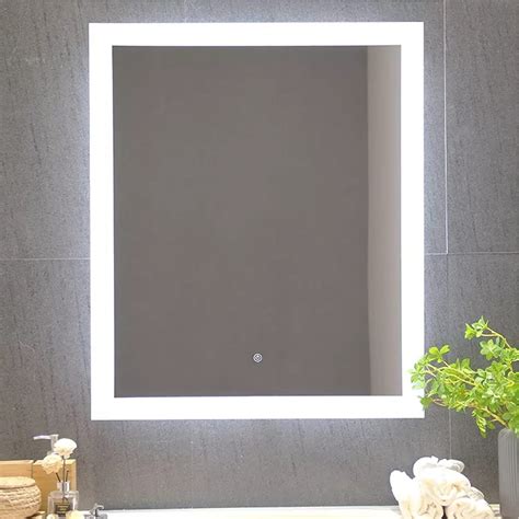 Large Hd Led Light Bathroom Mirror With Touch Switch Sensor