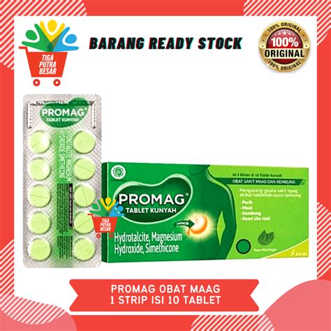 Jual Promag Obat Maag Blister Tablet Shopee Indonesia