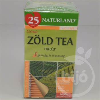 Naturland zöld tea 20x1 5g 30 g Webáruház bijo hu