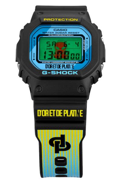 Jul D Voile La Collaboration G Shock X Dor Et De Platine Viacomit