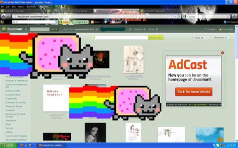 Nyan Cat Attack By Mewmewrocks1 On Deviantart