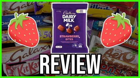 Cadbury Dairy Milk Strawberry Bites Review Youtube