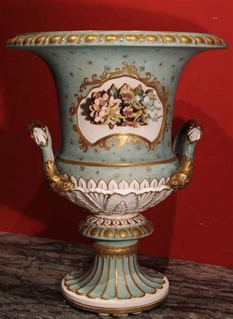 Antique Capodimonte Porcelain Medici Vase At 1stdibs Capodimonte